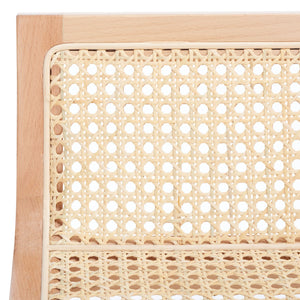 Safavieh Saito Low Back Cane Bar Stool BST9501C