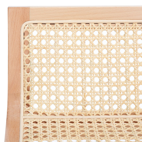 Safavieh Saito Low Back Cane Bar Stool BST9501C