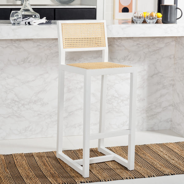 Safavieh Seika Rattan Bar Stool BST9503B
