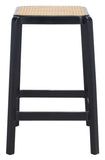 Silus Backless Cane Counter Stool