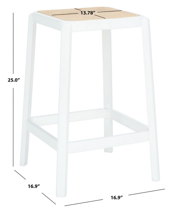 Safavieh Silus Backless Cane Counter Stool BST9504B