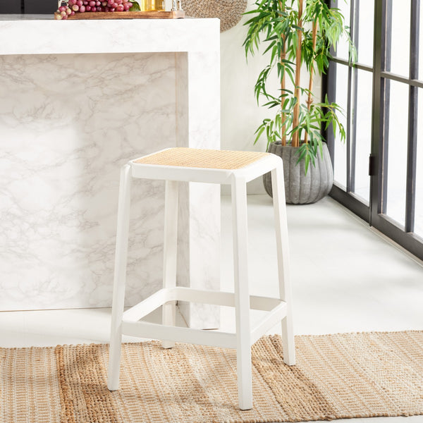 Safavieh Silus Backless Cane Counter Stool BST9504B