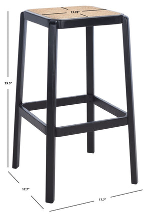 Safavieh Silus Backless Cane Bar Stool BST9505A