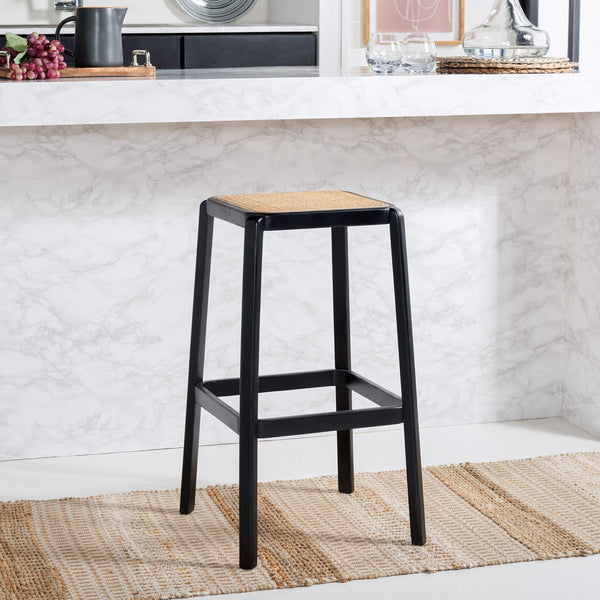 Safavieh Silus Backless Cane Bar Stool BST9505A