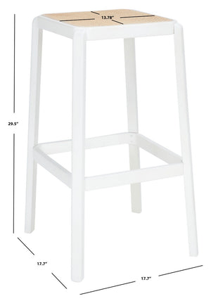 Safavieh Silus Backless Cane Bar Stool BST9505B