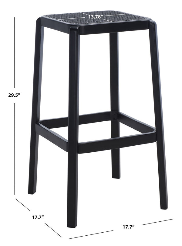Safavieh Silus Backless Cane Bar Stool BST9505D