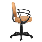 English Elm EE1489 Contemporary Commercial Grade Kids Sport Task Chair Black and Orange EEV-12107