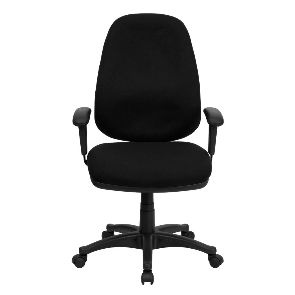 English Elm EE1400 Contemporary Commercial Grade Fabric Executive Office Chair Black EEV-11881