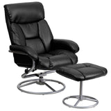 EE1408 Contemporary Recliner and Ottoman Set [Single Unit]