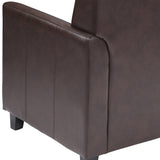 English Elm EE1451 Contemporary Commercial Grade Chair Brown EEV-12034