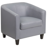 English Elm EE1455 Transitional Commercial Grade Lounge Reception Chair Gray EEV-12049