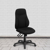 English Elm EE1465 Contemporary Commercial Grade Fabric Task Office Chair Black EEV-12065