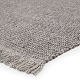 Jaipur Living Caraway Handwoven Solid Gray/ Cream Area Rug (9'X12')