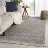 Jaipur Living Caraway Handwoven Solid Gray/ Cream Area Rug (9'X12')