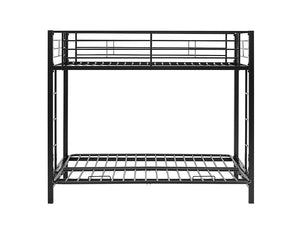 Premium Metal Twin over Futon Bunk Bed