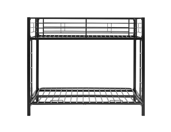 Premium Metal Twin over Futon Bunk Bed