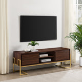 Walker Edison Betty Glam/Modern 60" 2-Drawer Modern Media Console BTTM3FDW