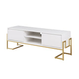 Walker Edison Betty Glam/Modern 60" 2-Drawer Modern Media Console BTTM3FSW