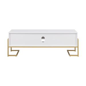 Walker Edison Betty Glam/Modern 60" 2-Drawer Modern Media Console BTTM3FSW