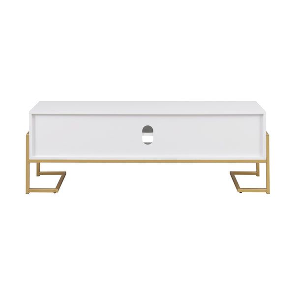 Walker Edison Betty Glam/Modern 60" 2-Drawer Modern Media Console BTTM3FSW