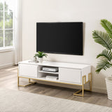 Walker Edison Betty Glam/Modern 60" 2-Drawer Modern Media Console BTTM3FSW