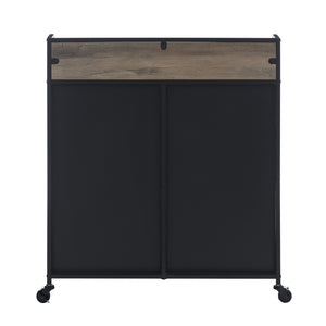 BU33SOIBCGW - 33" Industrial Bar Cabinet Grey Wash