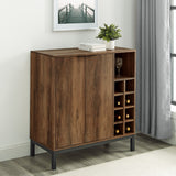 BU34COBCRO - 34" Modern Buffet Reclaimed Barnwood