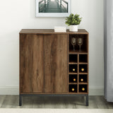 BU34COBCRO - 34" Modern Buffet Reclaimed Barnwood