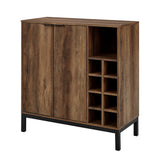 BU34COBCRO - 34" Modern Buffet Reclaimed Barnwood