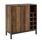 BU34COBCRO - 34" Modern Buffet Reclaimed Barnwood