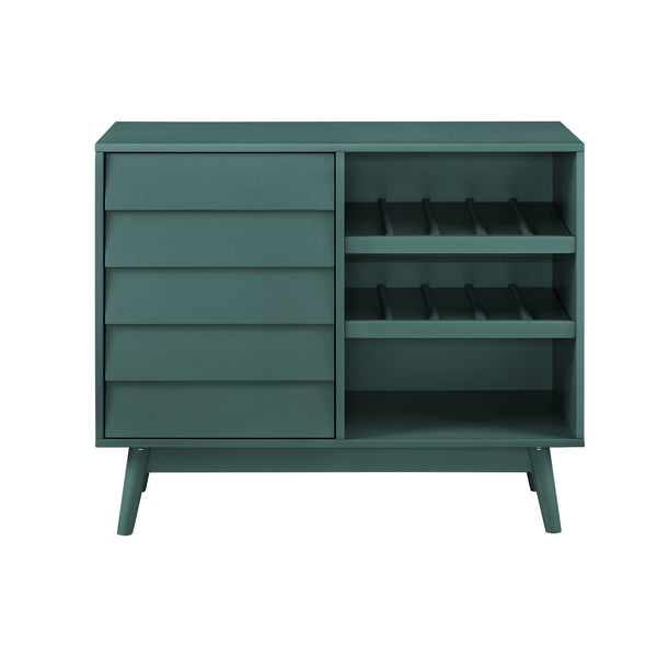 Paula 36" Louvered Door Bar Cabinet