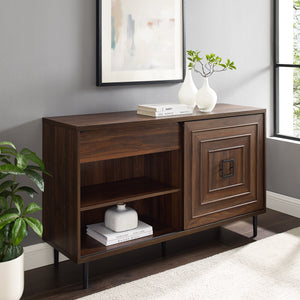 52" Sliding Door Sideboard - Dark Walnut