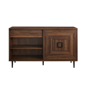 52" Sliding Door Sideboard - Dark Walnut