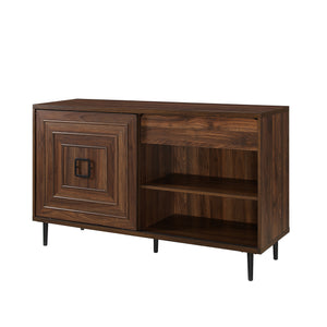 52" Sliding Door Sideboard - Dark Walnut