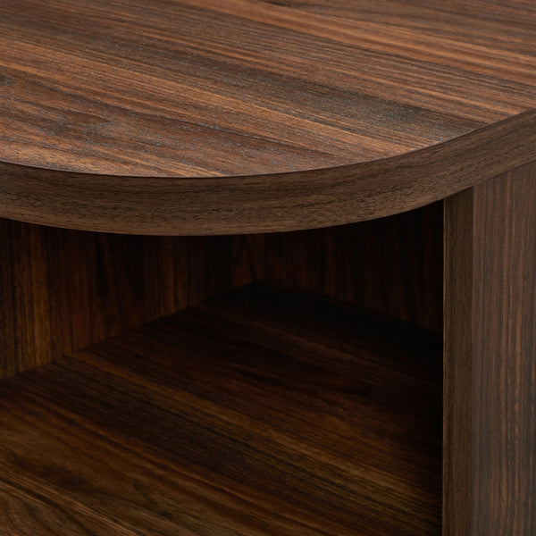 Walker Edison Modern Curved Edge Fluted Glass Door Sideboard XIIXR BU58FRAN2DDW