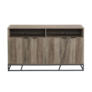 58" Angled Door Sideboard Grey Wash