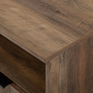 58" Angled Door Sideboard Reclaimed Barnwood