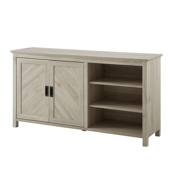 Mila 58" 2 Door Angled Groove Sideboard