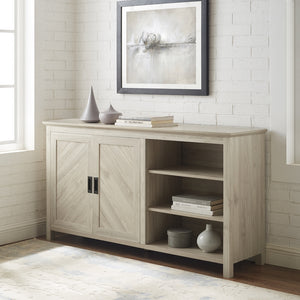 Mila 58" 2 Door Angled Groove Sideboard