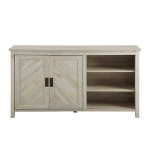 Mila 58" 2 Door Angled Groove Sideboard