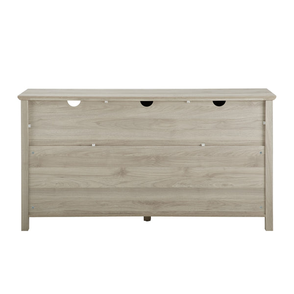 Mila 58" 2 Door Angled Groove Sideboard