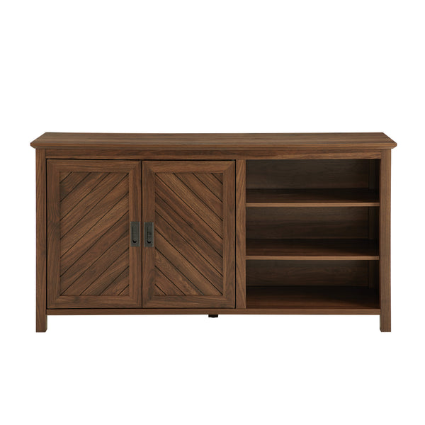 Mila 58" 2 Door Angled Groove Sideboard
