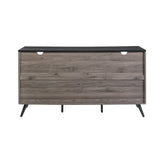 59" Havana Sliding Door 4 Drawer Sideboard