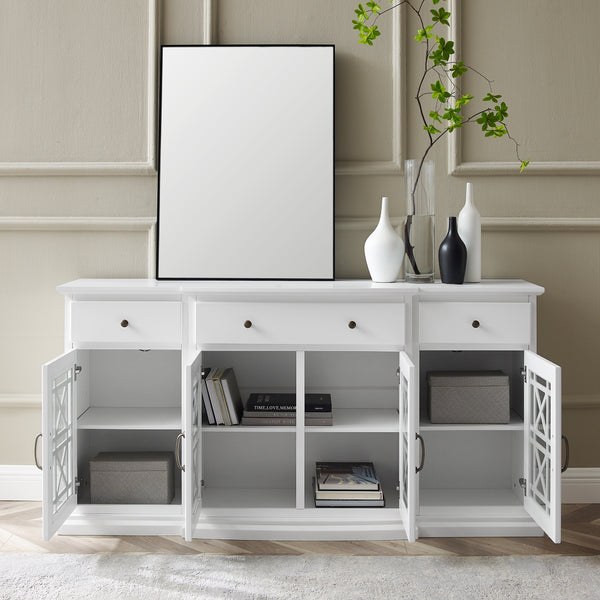 Landon 60" Tiered Fretwork Sideboard