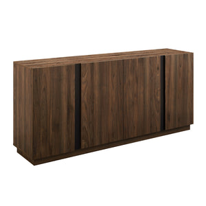 Walker Edison Contemporary Minimalist 4-Door Sideboard XIIXR BU70KCSBDW