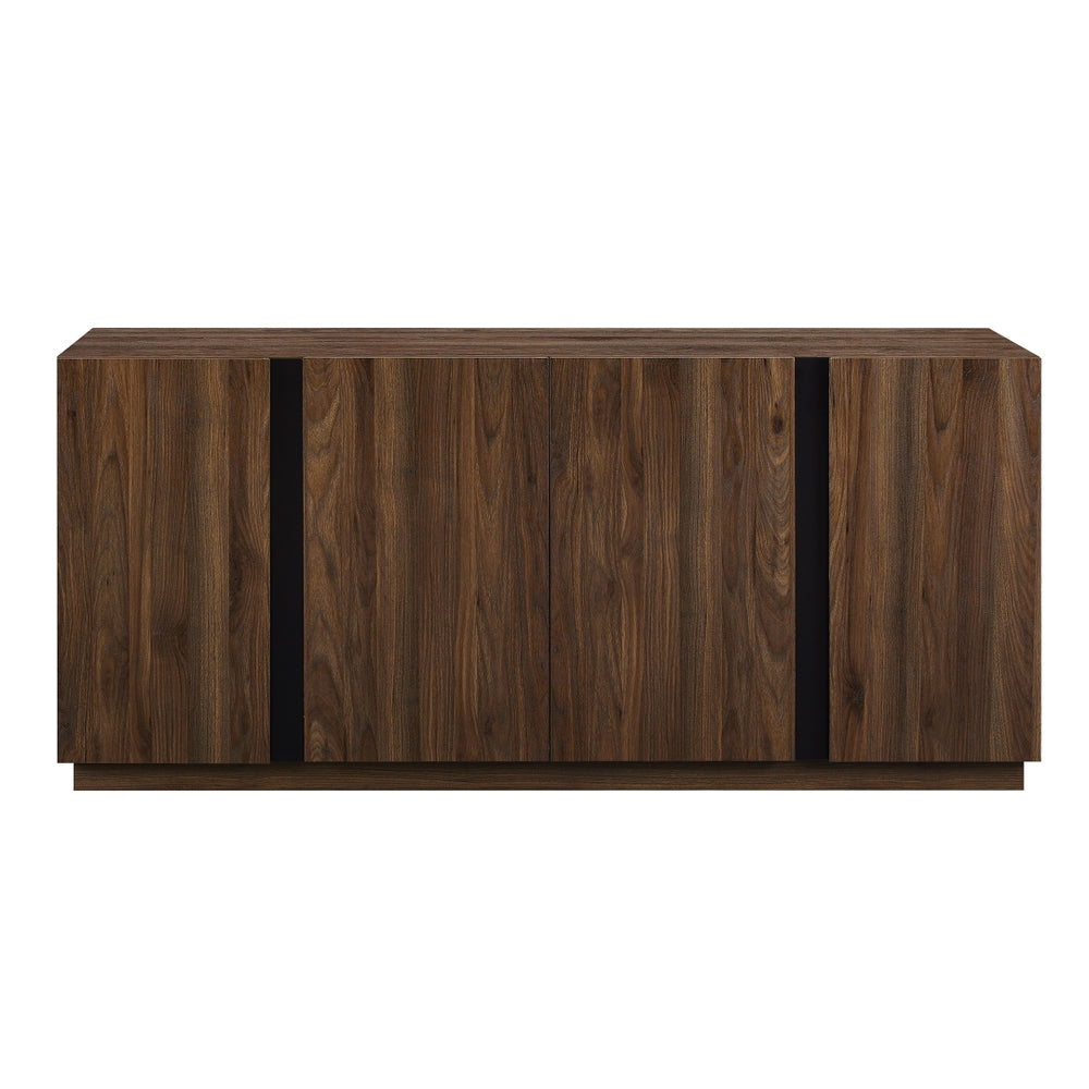 Walker Edison Contemporary Minimalist 4-Door Sideboard XIIXR BU70KCSBDW