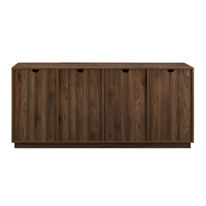 Walker Edison Contemporary Minimalist 4-Door Sideboard XIIXR BU70KCSBDW