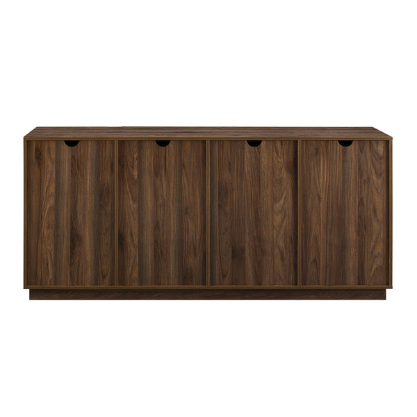 Walker Edison Contemporary Minimalist 4-Door Sideboard XIIXR BU70KCSBDW