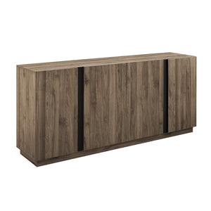 Walker Edison Contemporary Minimalist 4-Door Sideboard XIIXR BU70KCSBSG