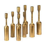 Dovetail Lumina Candle Stand Brass Set of 4 DOV8319